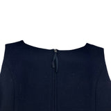 フォクシー FOXEY Champagne ノースリーブワンピース 35905 ネイビー ウール レディース ワンピース