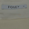 フォクシー FOXEY ノースリーブフレアワンピース 38706 ホワイト ウール レディース ワンピース