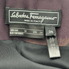サルヴァトーレ・フェラガモ Salvatore Ferragamo 総柄シルクスカート パープル シルク レディース スカート