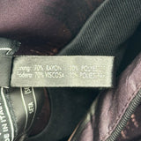 サルヴァトーレ・フェラガモ Salvatore Ferragamo 総柄シルクスカート パープル シルク レディース スカート