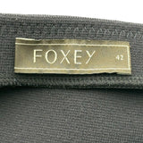 フォクシー FOXEY フレアニットスカート 28680 ネイビー レーヨン レディース スカート