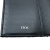 クリスチャン・ディオール Christian Dior カードホルダー ブラック シルバー金具 オブリークキャンバス ユニセックス カードケース