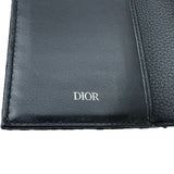 クリスチャン・ディオール Christian Dior カードホルダー ブラック シルバー金具 オブリークキャンバス ユニセックス カードケース