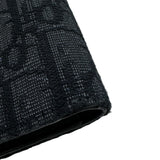 クリスチャン・ディオール Christian Dior カードホルダー ブラック シルバー金具 オブリークキャンバス ユニセックス カードケース