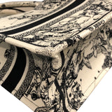 クリスチャン・ディオール Christian Dior ブックトート スモール M1265ZRHZ ホワイト/ブラック キャンパス レディース ハンドバッグ