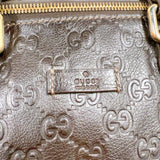 グッチ GUCCI グッチシマボストンバッグ 206501 ブラウン/ゴールド金具 グッチシマ メンズ ボストンバッグ