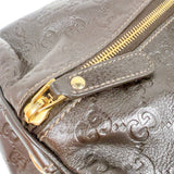 グッチ GUCCI グッチシマボストンバッグ 206501 ブラウン/ゴールド金具 グッチシマ メンズ ボストンバッグ