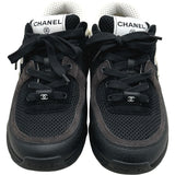 シャネル CHANEL ココマークローカットスニーカー G38299 ブラック レディース スニーカー