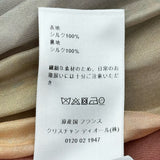 クリスチャン・ディオール Christian Dior グラデーションプリーツワンピース 021L34A6839 マルチカラー シルク レディース ワンピース