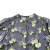 クリスチャン・ディオール Christian Dior 総柄プリーツワンピース 921R58A6927 グレー シルク レディース ワンピース