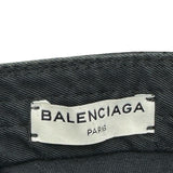 バレンシアガ BALENCIAGA ロゴ刺繡ベースボールキャップ 452245 ブラック コットン メンズ その他ファッション雑貨