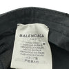 バレンシアガ BALENCIAGA ロゴ刺繡ベースボールキャップ 452245 ブラック コットン メンズ その他ファッション雑貨