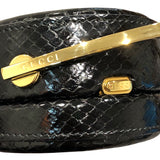 グッチ GUCCI ブロードウェイミニハートバッグ 741700 ブラック パイソン レディース ハンドバッグ