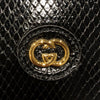 グッチ GUCCI ブロードウェイミニハートバッグ 741700 ブラック パイソン レディース ハンドバッグ