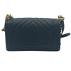 シャネル CHANEL ボーイシャネル25 Vステッチ A67086 ブラック カーフ レディース ショルダーバッグ