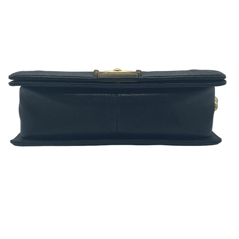 シャネル CHANEL ボーイシャネル25 Vステッチ A67086 ブラック カーフ