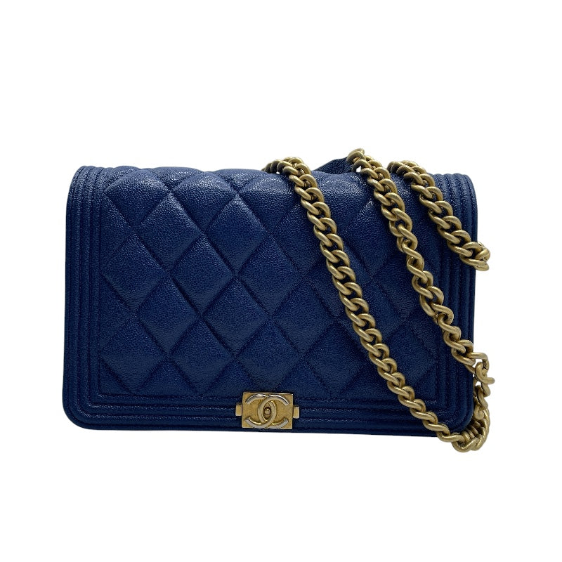 シャネル CHANEL ボーイシャネルチェーンウォレット A81969 28番台 