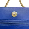 シャネル CHANEL ボーイシャネルチェーンウォレット A81969 28番台 ブルー ソフトキャビア レディース ショルダーバッグ