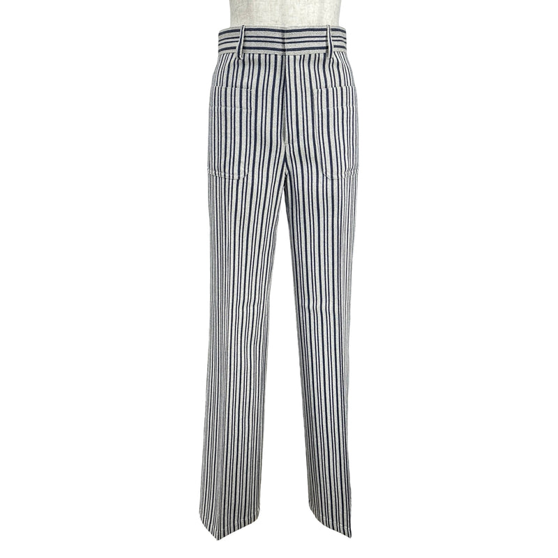 パンツ 90's Christian Dior stripe wide slacks クリスチャン・ディオール Christian Dior ストライプストレートパンツ