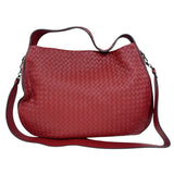 ボッテガ・ヴェネタ BOTTEGA VENETA イントレチャート2wayショルダーバッグ 547225 ボルドー レザー レディース ショルダーバッグ