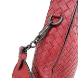ボッテガ・ヴェネタ BOTTEGA VENETA イントレチャート2wayショルダーバッグ 547225 ボルドー レザー レディース ショルダーバッグ