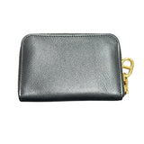 エルメス HERMES ジップアンゴーコンパクト W刻 ブラック ゴールド金具 エバーカラー ユニセックス コインケース