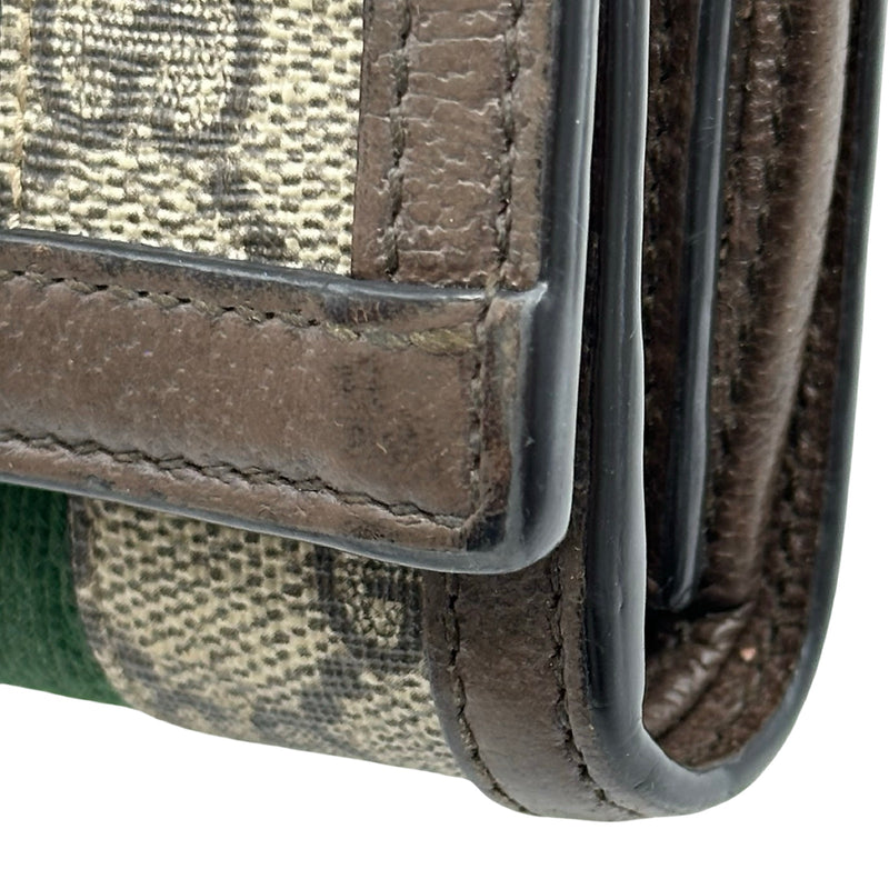 グッチ GUCCI オフィディアコンパクトウォレット 598662 ブラウン GG