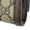グッチ GUCCI オフィディアコンパクトウォレット 598662 ブラウン GGスプリーム/レザー レディース 二つ折り財布