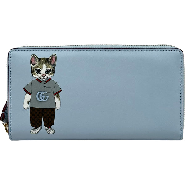 グッチ GUCCI ヒグチユウコ ジップアラウンドウォレット 847918 ライト