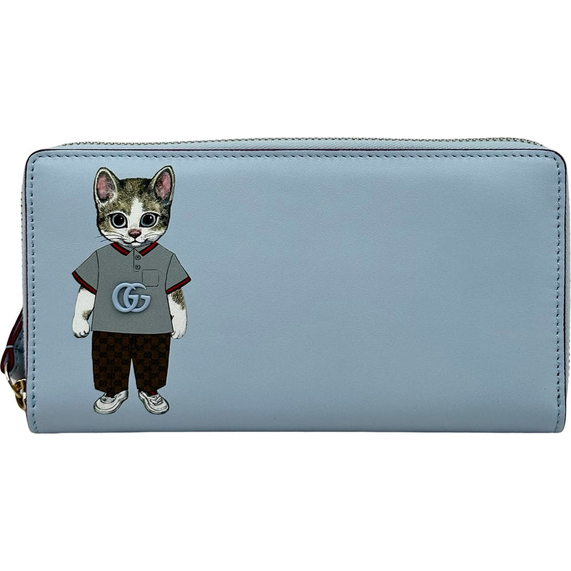 グッチ GUCCI ヒグチユウコ ジップアラウンドウォレット 847918 ライト
