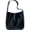サンローラン SAINT LAURENT LE5 A7 スモール 727709 ブラック シルバー金具 パテント レディース ショルダーバッグ