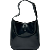 サンローラン SAINT LAURENT LE5 A7 スモール 727709 ブラック シルバー金具 パテント レディース ショルダーバッグ