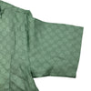 グッチ GUCCI x ヒグチユウコ GG総柄シルクシャツ 864048 グリーン シルク メンズ 半袖シャツ