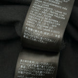バレンシアガ BALENCIAGA キャンペーンロゴ刺繡半袖Tシャツ 641675 ブラック コットン メンズ 半袖Ｔシャツ