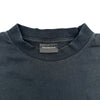 バレンシアガ BALENCIAGA キャンペーンロゴ刺繡半袖Tシャツ 641675 ブラック コットン メンズ 半袖Ｔシャツ