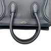 セリーヌ CELINE ラゲージナノショッパー ネイビー ゴールド金具 カーフスキン レディース ショルダーバッグ
