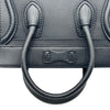 セリーヌ CELINE ラゲージナノショッパー ネイビー ゴールド金具 カーフスキン レディース ショルダーバッグ