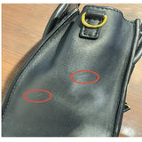 セリーヌ CELINE ラゲージナノショッパー ネイビー ゴールド金具 カーフスキン レディース ショルダーバッグ