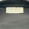 クリスチャン・ディオール Christian Dior ロゴ刺繍半袖Tシャツ 343J696C0554 ブラック コットン メンズ 半袖Ｔシャツ