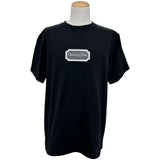 クリスチャン・ディオール Christian Dior ロゴ刺繍半袖Tシャツ 343J696C0554 ブラック コットン メンズ 半袖Ｔシャツ