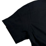 バーバリー BURBERRY チェックライン半袖Tシャツ 8106248 ブラック コットン メンズ 半袖Ｔシャツ