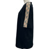 バーバリー BURBERRY チェックライン半袖Tシャツ 8106248 ブラック コットン メンズ 半袖Ｔシャツ