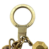 ルイ・ヴィトン LOUIS VUITTON ポルト・クレ・カボション M66461 ピンク系 ゴールド金具 メタル/エナメル レディース キーホルダー