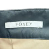 フォクシー FOXEY コード刺繍シルクフレアスカート 39886 ブラック シルク レディース ロングスカート