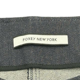 フォクシー ニューヨーク FOXEY NEW YORK Marizan ノーカラーデニムジャケット 43290 インディゴ デニム レディース デニムジャケット