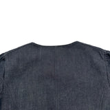 フォクシー ニューヨーク FOXEY NEW YORK Marizan ノーカラーデニムジャケット 43290 インディゴ デニム レディース デニムジャケット