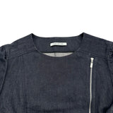 フォクシー ニューヨーク FOXEY NEW YORK Marizan ノーカラーデニムジャケット 43290 インディゴ デニム レディース デニムジャケット