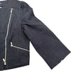 フォクシー ニューヨーク FOXEY NEW YORK Marizan ノーカラーデニムジャケット 43290 インディゴ デニム レディース デニムジャケット
