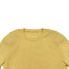 フォクシー FOXEY SUNSET クルーネックリブニット 40921 イエロー レーヨン レディース ニット