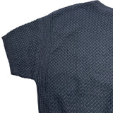 フォクシー FOXEY リネンクロス半袖ニットセーター 39676 ネイビー リネン レディース セーター